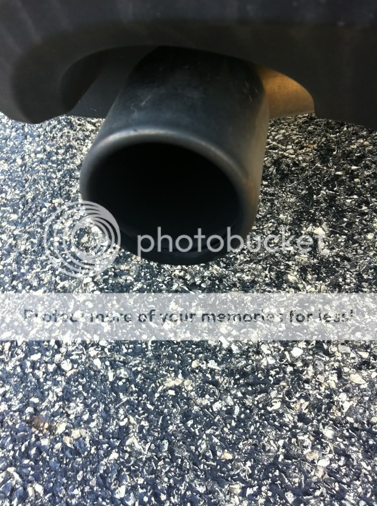 Exhaust tip cleaning