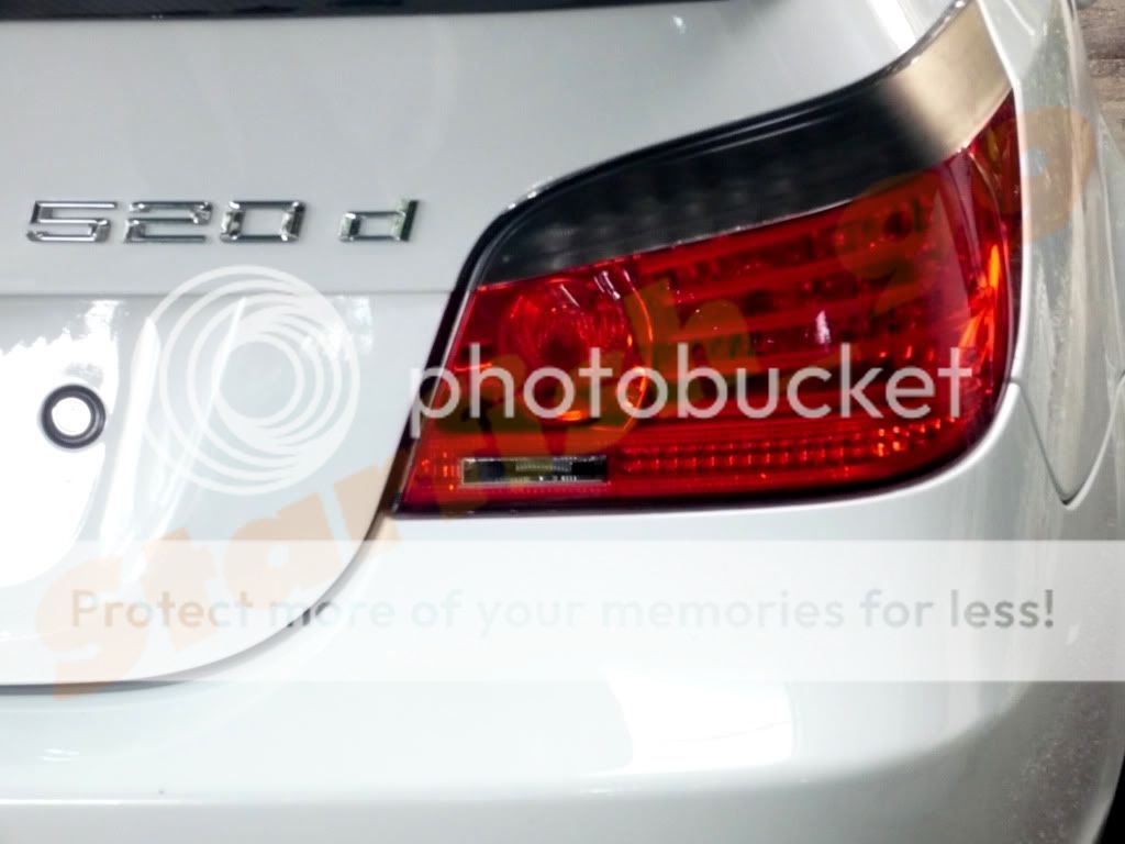 HIGH QUALITY PRECUT SMOKED TAIL LIGHT TINT FILM FOR BMW 5SERIES E60